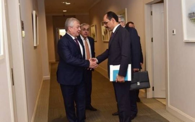 Türkiyə prezidentinin sözçüsü Rusiyanın Suriya üzrə xüsusi təmsilçisi ilə görüşüb 