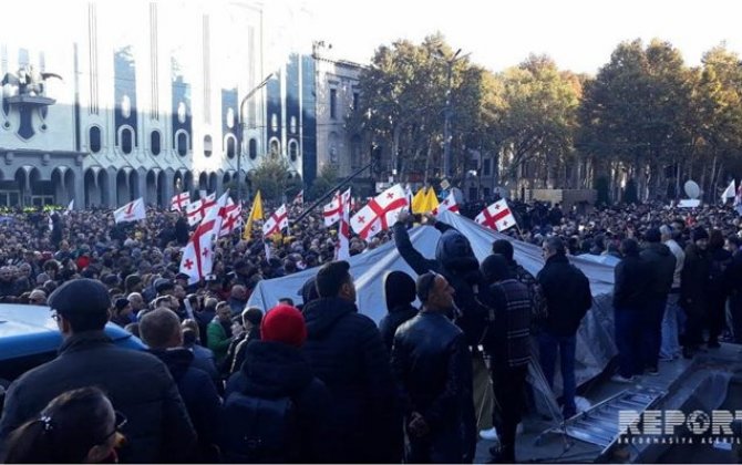 Tbilisidə etiraz aksiyasında 5500 nəfər iştirak edib-  FOTO,YENİLƏNİB