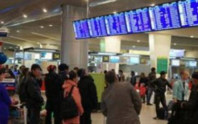 Moskva aeroportlarında 20-yə yaxın reys təxirə salındı 