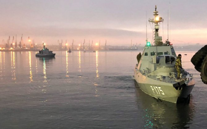 Rusiya Ukraynanın 3 gəmisini geri qaytarır -  FOTOLAR