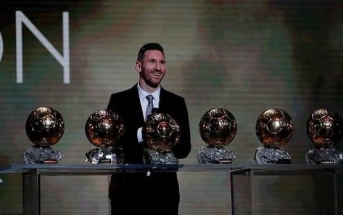 Messi 6-cı dəfə “Qızıl top”a sahib oldu 