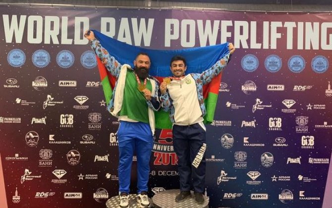 Azərbaycanlı idmançı Moskvada dünya rekordu qırıb çempion oldu -  FOTO