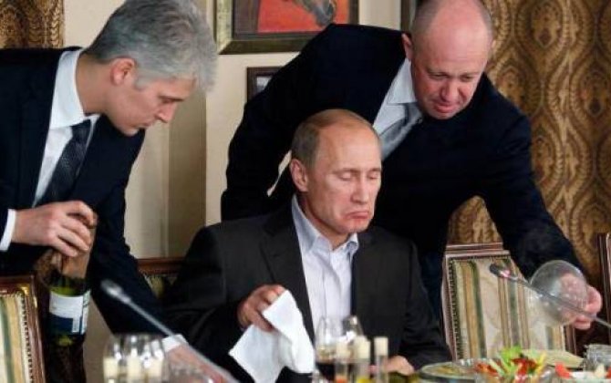 Putin və Qorbaçov nahar edir... -  Nadir foto
