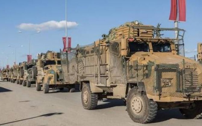 Rəsmi Ankara Suriyaya çoxlu sayda hərbi texnika göndərdi 