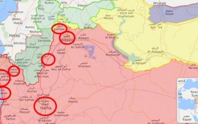 İdlibdə əməliyyatlar şiddətləndi:  Türkiyə dörd bir tərəfdən vurur 