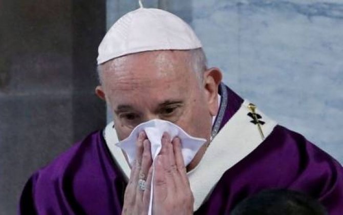 Roma Papası xəstəlik səbəbindən messa keçirtməkdən imtina etdi 