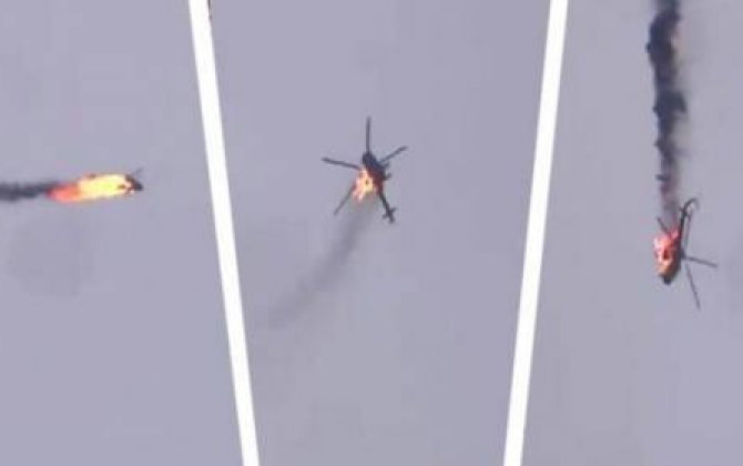 Türkiyə rus helikopterini vurdu -  Şəhidlərin qisası alındı (ANBAAN VİDEO)