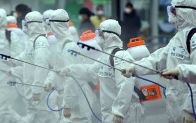 Cənubi Koreyada koronavirusa yoluxanların sayı artıb 