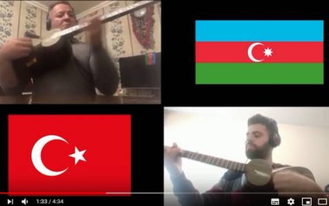 Azərbaycan və türkiyəli tarzəndən “evdə qal” çağırışına “musiqili dəstək” -  FOTO+VIDEO