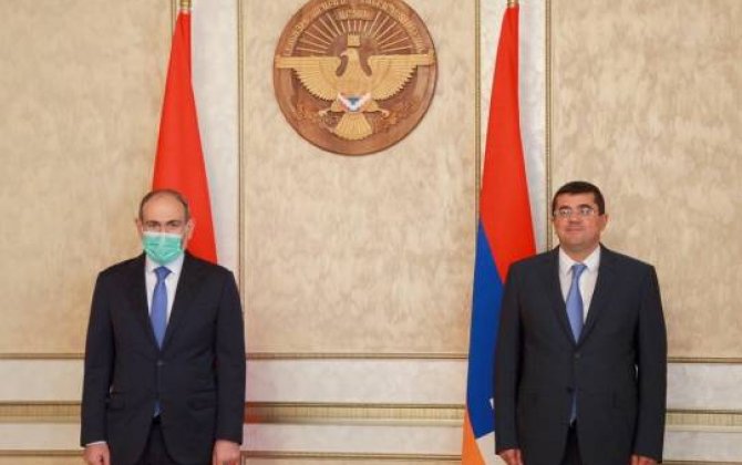 Paşinyan Qarabağ separatçıların yeni lideri ilə görüşdü 