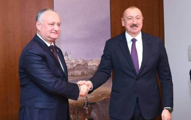 Moldovanın dövlət başçısı Azərbaycan Prezidentini təbrik edib