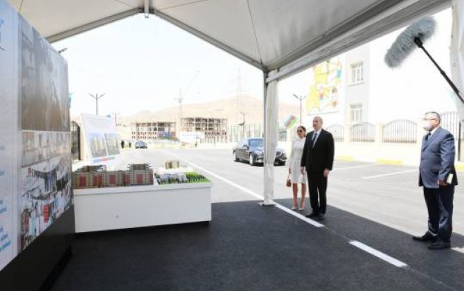 İlham Əliyev və Mehriban Əliyeva “Qobu Park-3” yaşayış kompleksinin açılışını etdi -  YENİLƏNİB