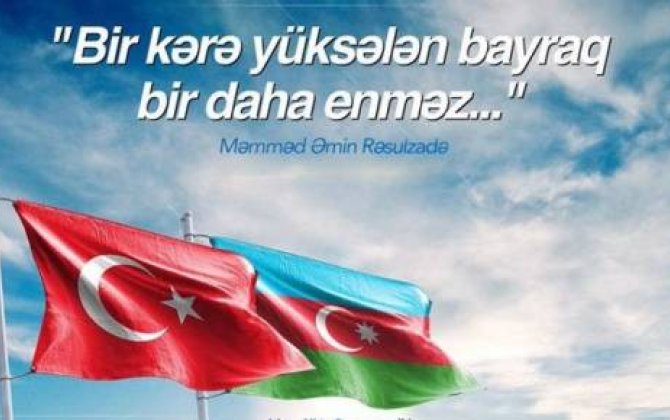 Çavuşoğludan 28 May Respublika Günü  PAYLAŞIMI