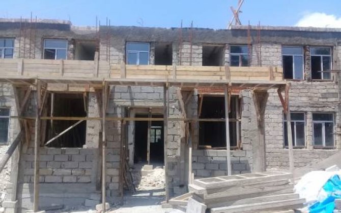 Ermənilər  separatçı rejim “polisi”nin  Laçındakı idarəsi üçün yeni bina tikməyə başladı...-FOTO 