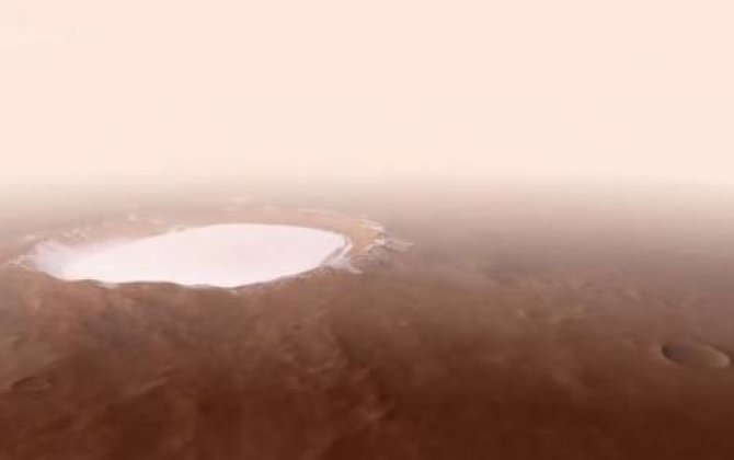 Marsın ən böyük kraterinin görüntüləri heyran etdi - 
 VİDEO