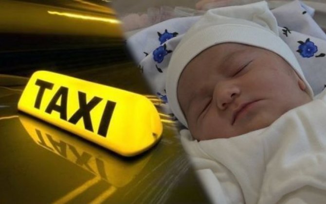 Опубликованы кадры младенца, родившегося в такси — ВИДЕО