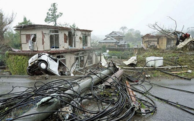 Тайфун повредил около 2 тыс. домов в восточной провинции КНДР