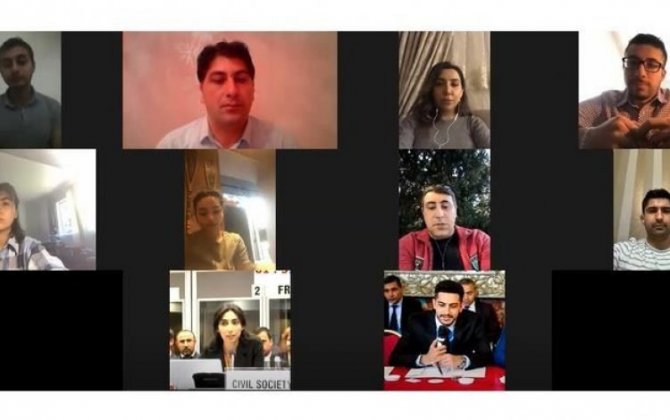Состоялась первая видеоконференция зарубежных координаторов платформы Karabakh is Azerbaijan!