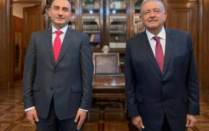Meksika Prezidenti Azərbaycan səfirinin etimadnaməsini qəbul edib 