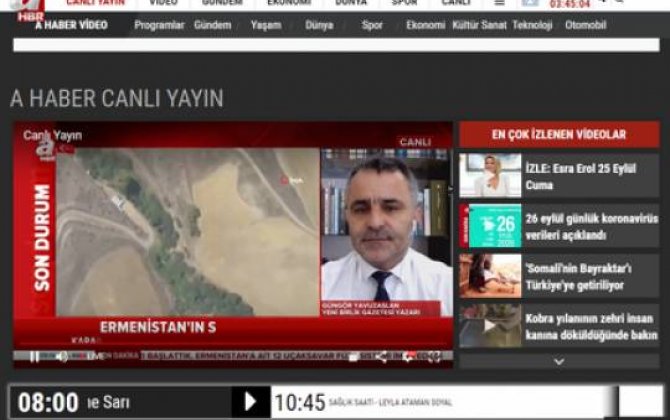 Türkiyə:  Regiondakı bütün xoşagəlməz hadisələrə görə Ermənistan məsuliyyət daşıyır