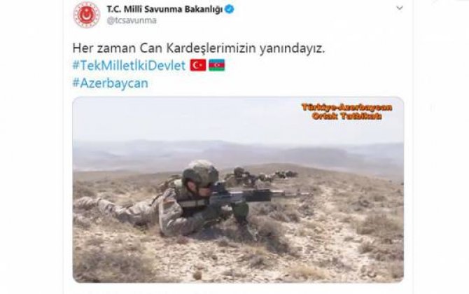 Türkiyə Müdafiə Nazirliyi Azərbaycanı belə dəstəklədi -  Video
