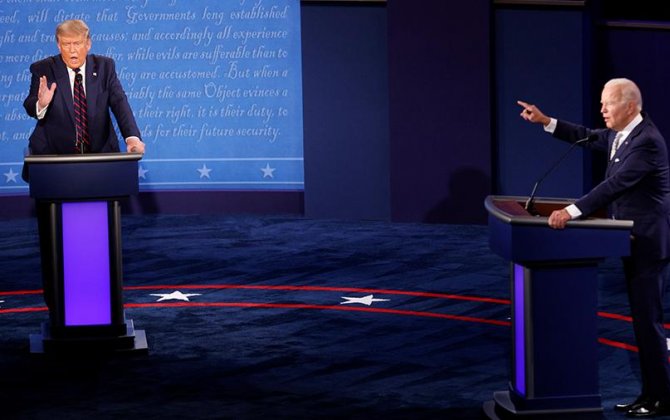 Трамп и Байден устроили перепалку на первых дебатах