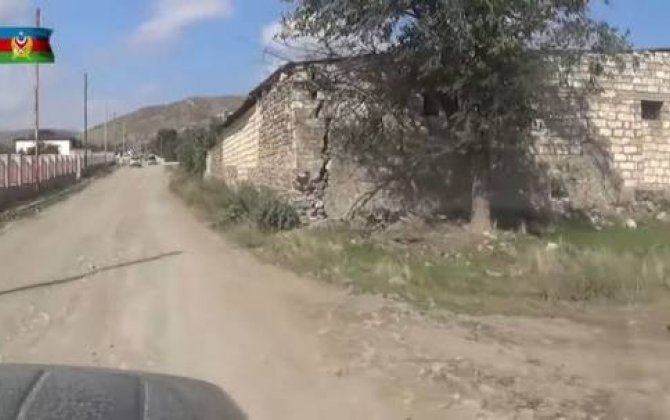 Tərtər rayonunun işğaldan azad olunan Talış kəndindən görüntülər -  VİDEO