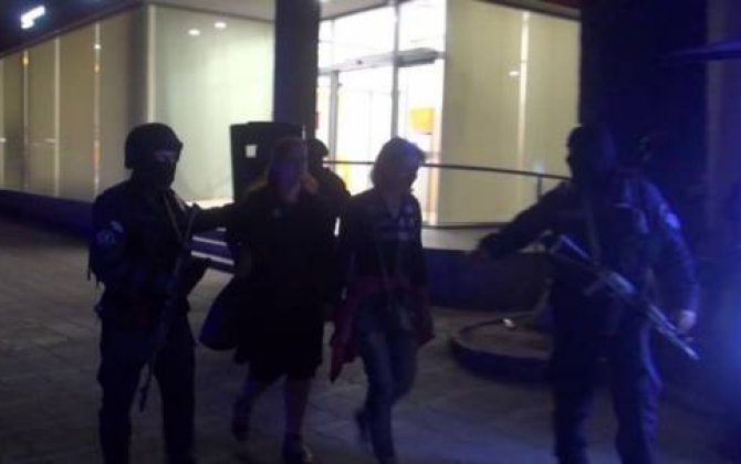 Gürcüstanda bankda girov götürülənlər xilas edildi: 
 Cinayətkar saxlanıldı