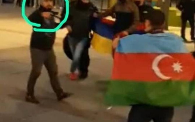 Polşada ermənilər azərbaycanlılara  hücum etdi... - FOTO