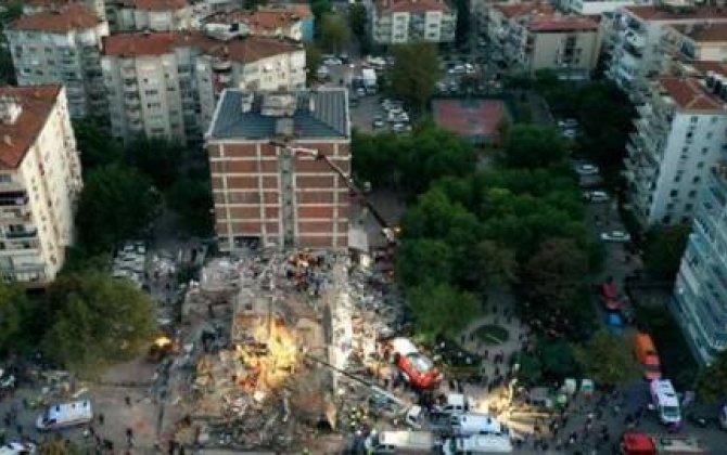 İzmirdə zəlzələ nəticəsində 24 nəfər ölüb, 804 nəfər yaralanıb -  YENİLƏNİB + VİDEO