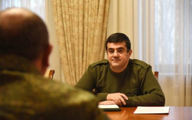 Peskov deyir, Qarabağda başçı yoxdur, amma  rus generalını Araik qəbul etdi...-FOTOLAR