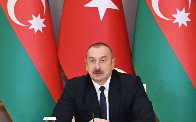 Президент Ильхам Алиев: Знаменитый «Байрактар», являющийся продукцией оборонной промышленности Турции, сыграл исключительную роль в наших успехах