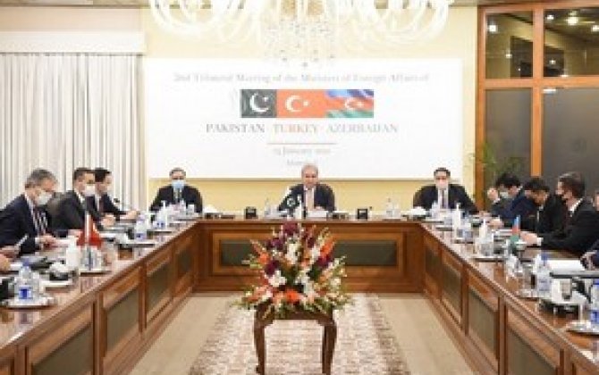 Встреча глав МИД Азербайджана, Турции и Пакистана проходит в Исламабаде-(фото)