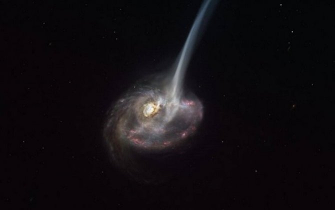 Астрономы впервые наблюдали начало конца далекой галактики