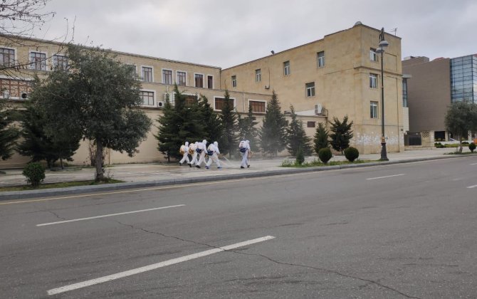 Улицы Баку в очередной раз были продезинфицированы-(фото)