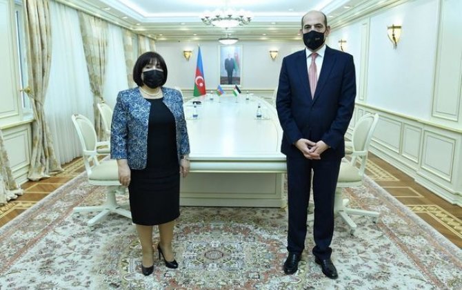 Сахиба Гафарова встретилась с послом Иордании — (фото)