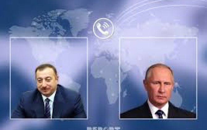 Президент Ильхам Алиев позвонил Владимиру Путину