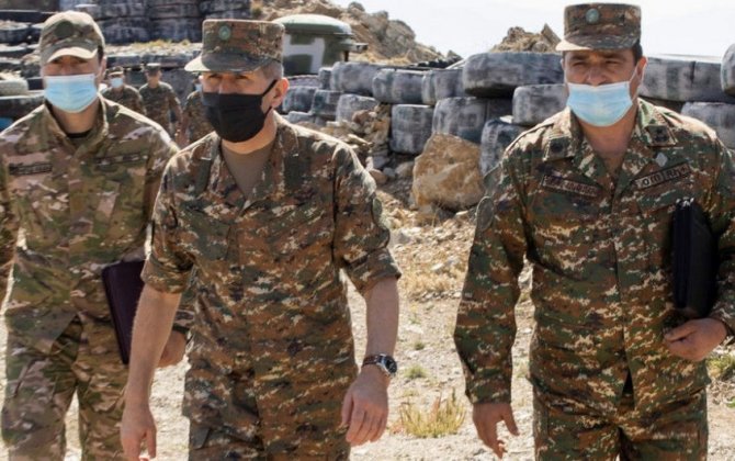Ermənistan Silahlı Qüvvələrinin komandanlığı Onik Qasparyana dəstək bəyanatı yayıb