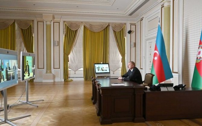 İlham Əliyev ÜST-ün Baş direktoru ilə videokonfrans formatında görüşdü - FOTO