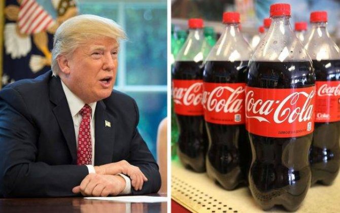 Tramp “Coca-cola”nı boykot etməyə çağırdı...