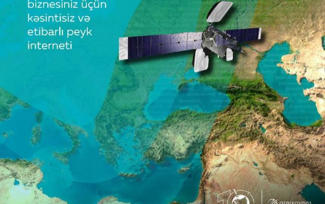 Azərbaycan peyki üzərindən internet platforması istifadəyə verilib