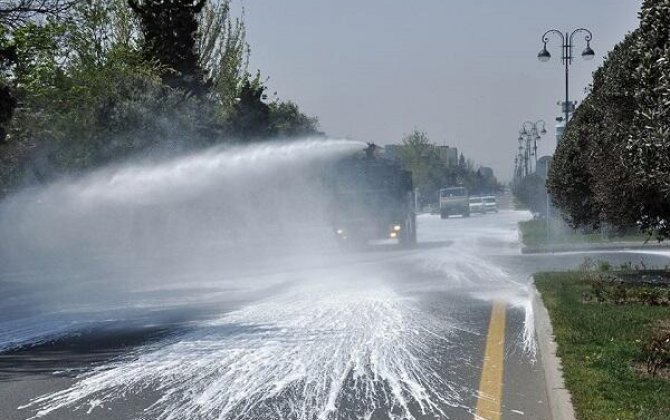 Sabah Bakı küçələri dezinfeksiya ediləcək