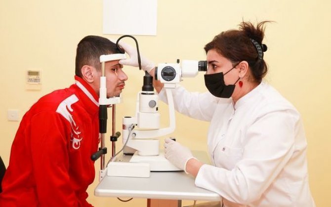 Görmə imkanı məhdud şəxslərin reabilitasiya tədbirləri davam etdirilir - FOTO