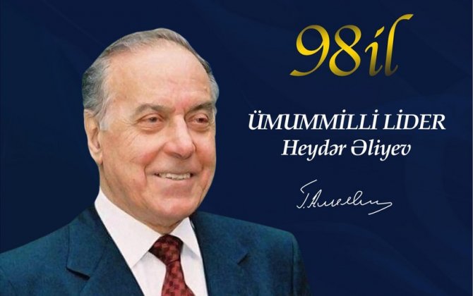 DTX Heydər Əliyevin anadan olmasının 98-ci ildönümü ilə bağlı paylaşım edib