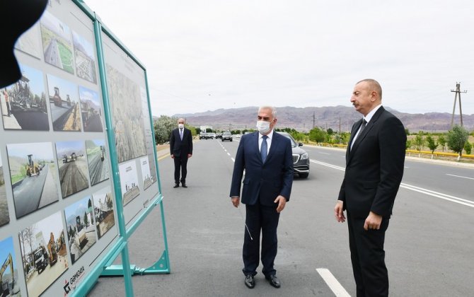 Prezident Culfa-Ordubad magistral avtomobil yolunun açılışında iştirak edib - YENİLƏNİB