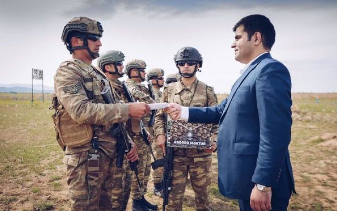 «Письмо солдату» доставлено личному составу войсковой части, возглавляемой Поладом Гашимовым — (фото)