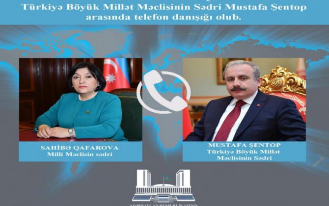 TBMM sədri Sahibə Qafarovaya zəng edib