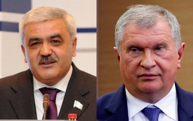 SOCAR-ın prezidenti “Rosneft”in baş icraçı direktoru ilə görüşüb