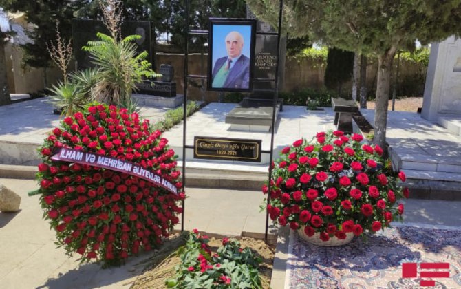 Президент Ильхам Алиев и первая леди отправили венок на похороны Чингиза Гаджара