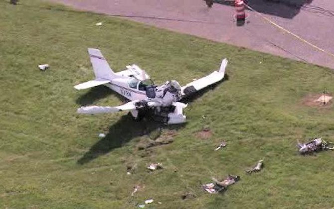 В Чехии разбился спортивный самолет, погиб один человек